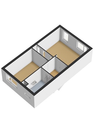 Floorplan - Paardensprongstraat 16, 3554 EK Utrecht